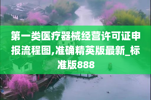 第一类医疗器械经营许可证申报流程图,准确精英版最新_标准版888