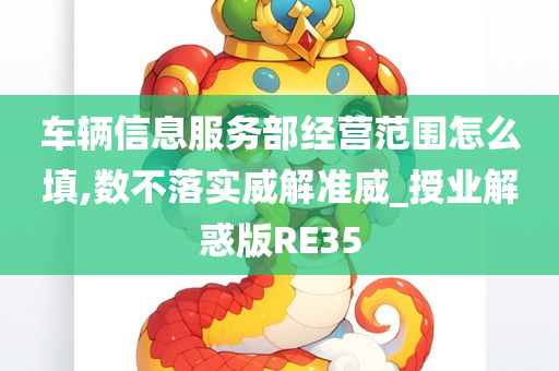 车辆信息服务部经营范围怎么填,数不落实威解准威_授业解惑版RE35