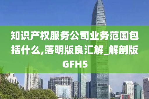 知识产权服务公司业务范围包括什么,落明版良汇解_解剖版GFH5