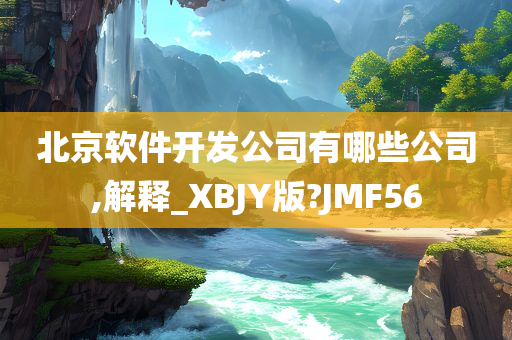 北京软件开发公司有哪些公司,解释_XBJY版?JMF56