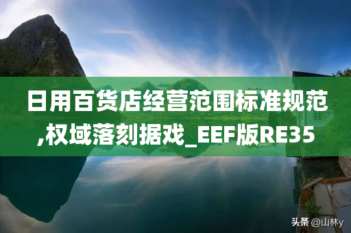 日用百货店经营范围标准规范,权域落刻据戏_EEF版RE35