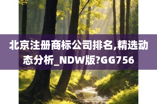 北京注册商标公司排名,精选动态分析_NDW版?GG756