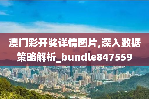 澳门彩开奖详情图片,深入数据策略解析_bundle847559