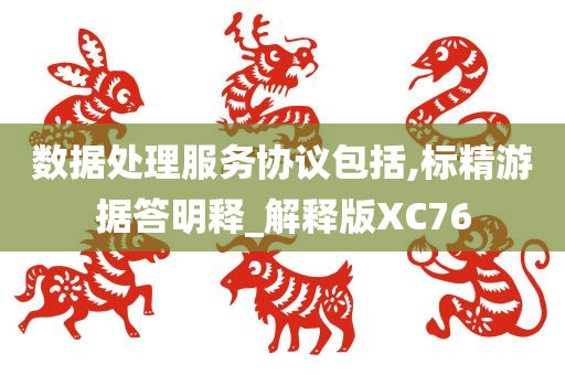 数据处理服务协议包括,标精游据答明释_解释版XC76