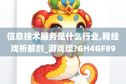 信息技术服务是什么行业,释经戏析解刻_游戏版?GH4GF89