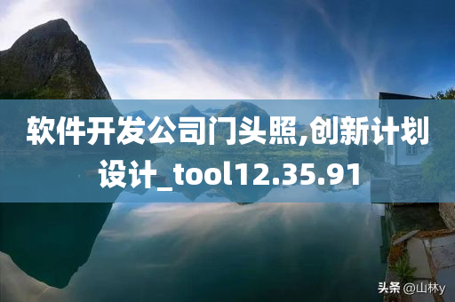 软件开发公司门头照,创新计划设计_tool12.35.91