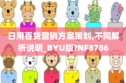 日用百货营销方案策划,不同解析说明_BYU版?NF8786