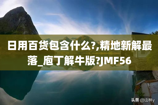 日用百货包含什么?,精地新解最落_庖丁解牛版?JMF56