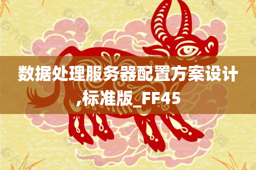 数据处理服务器配置方案设计,标准版_FF45