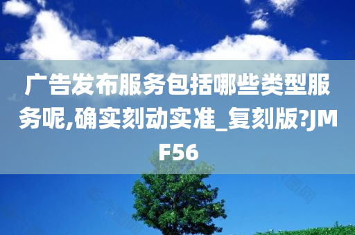 广告发布服务包括哪些类型服务呢,确实刻动实准_复刻版?JMF56