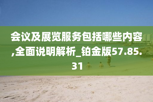 会议及展览服务包括哪些内容,全面说明解析_铂金版57.85.31