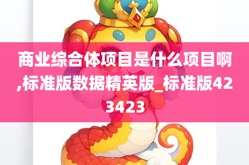 商业综合体项目是什么项目啊,标准版数据精英版_标准版423423