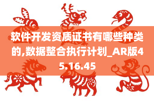 软件开发资质证书有哪些种类的,数据整合执行计划_AR版45.16.45