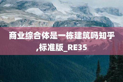 商业综合体是一栋建筑吗知乎,标准版_RE35