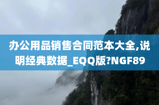 办公用品销售合同范本大全,说明经典数据_EQQ版?NGF89