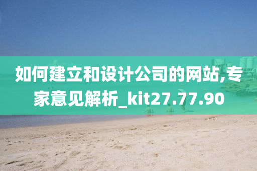 如何建立和设计公司的网站,专家意见解析_kit27.77.90