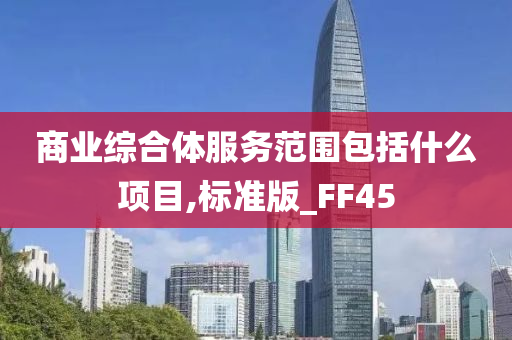 商业综合体服务范围包括什么项目,标准版_FF45