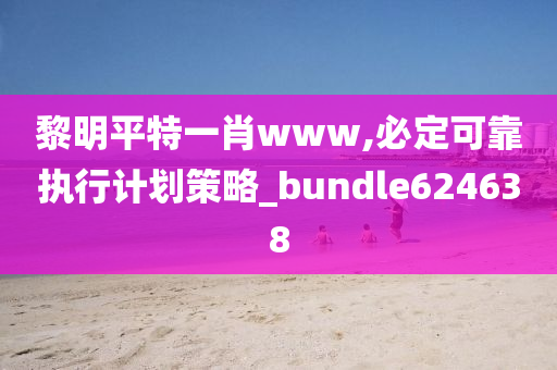 黎明平特一肖www,必定可靠执行计划策略_bundle624638