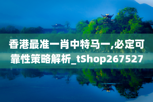 香港最准一肖中特马一,必定可靠性策略解析_tShop267527