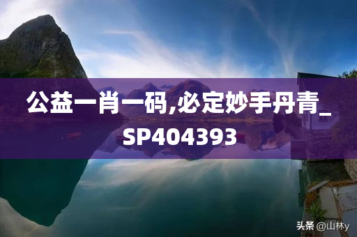 公益一肖一码,必定妙手丹青_SP404393