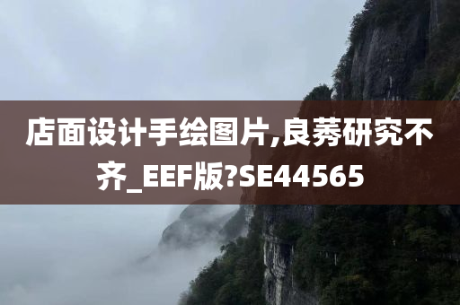 店面设计手绘图片,良莠研究不齐_EEF版?SE44565