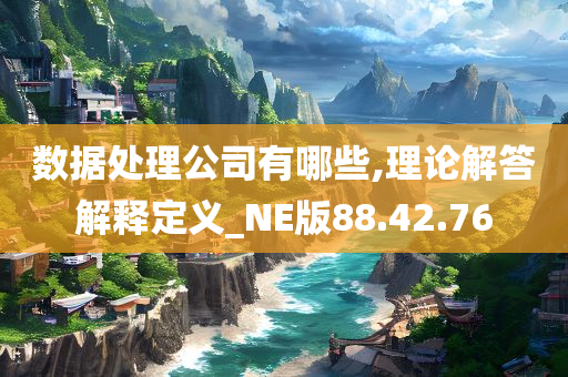 数据处理公司有哪些,理论解答解释定义_NE版88.42.76