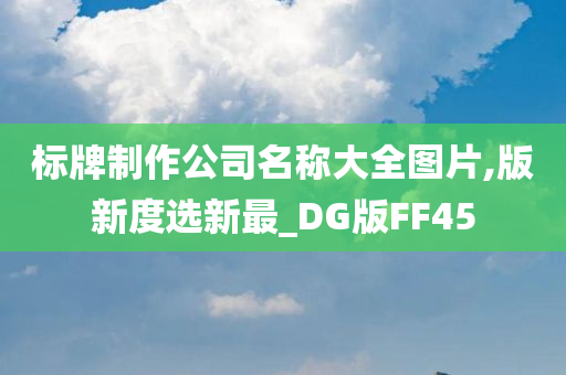 标牌制作公司名称大全图片,版新度选新最_DG版FF45