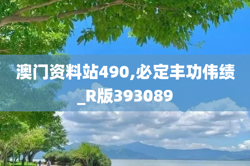 澳门资料站490,必定丰功伟绩_R版393089