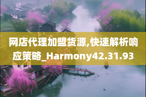 网店代理加盟货源,快速解析响应策略_Harmony42.31.93