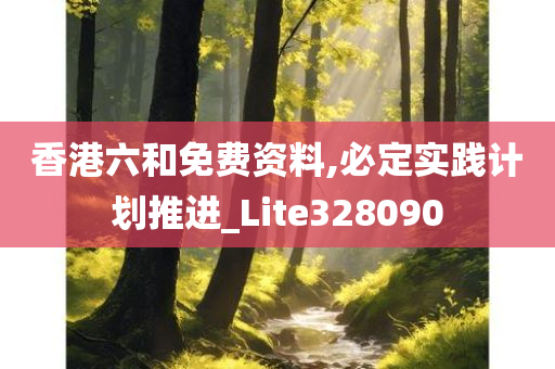 香港六和免费资料,必定实践计划推进_Lite328090