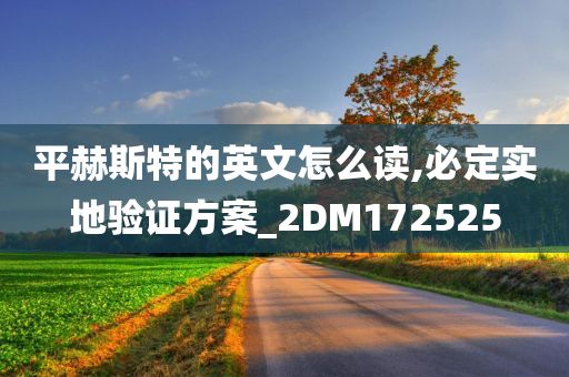 平赫斯特的英文怎么读,必定实地验证方案_2DM172525