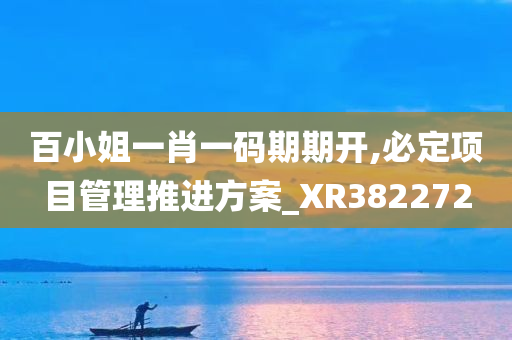 百小姐一肖一码期期开,必定项目管理推进方案_XR382272