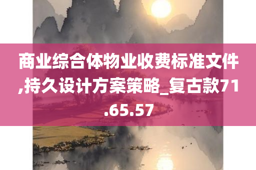 商业综合体物业收费标准文件,持久设计方案策略_复古款71.65.57