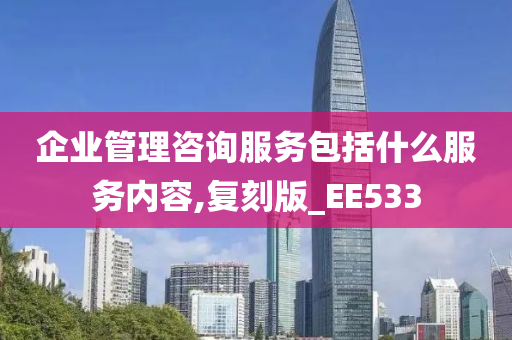 企业管理咨询服务包括什么服务内容,复刻版_EE533