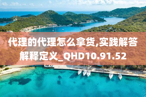 代理的代理怎么拿货,实践解答解释定义_QHD10.91.52