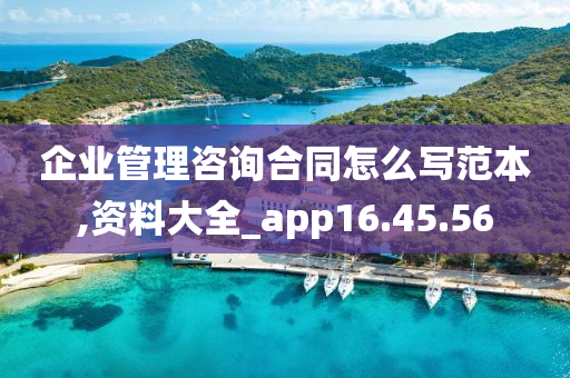 企业管理咨询合同怎么写范本,资料大全_app16.45.56