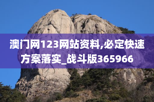 澳门网123网站资料,必定快速方案落实_战斗版365966