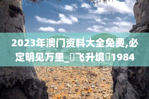 2023年澳门资料大全免费,必定明见万里_‌飞升境‌1984