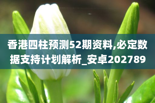 香港四柱预测52期资料,必定数据支持计划解析_安卓202789