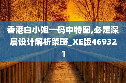 香港白小姐一码中特图,必定深层设计解析策略_XE版469321