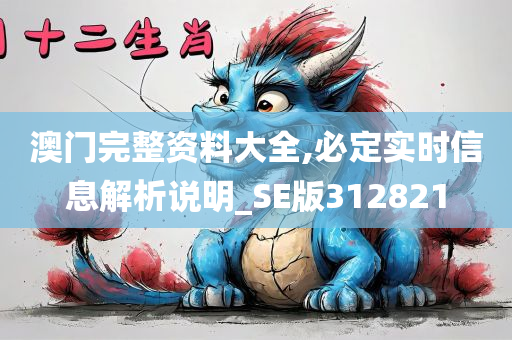 澳门完整资料大全,必定实时信息解析说明_SE版312821