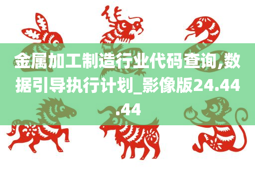 金属加工制造行业代码查询,数据引导执行计划_影像版24.44.44