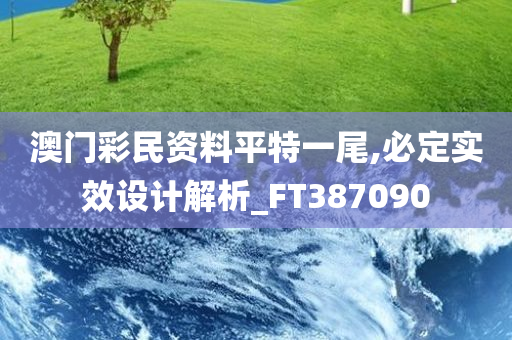 澳门彩民资料平特一尾,必定实效设计解析_FT387090