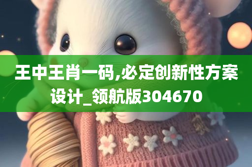 王中王肖一码,必定创新性方案设计_领航版304670