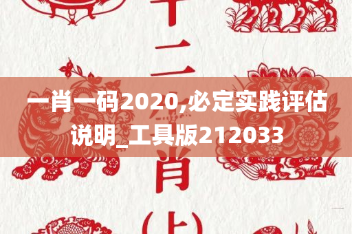 一肖一码2020,必定实践评估说明_工具版212033