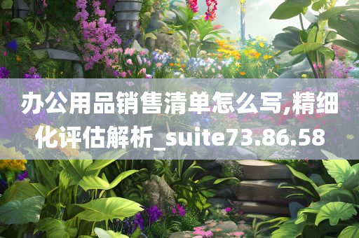 办公用品销售清单怎么写,精细化评估解析_suite73.86.58