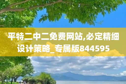 平特二中二免费网站,必定精细设计策略_专属版844595