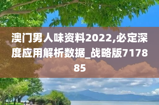 澳门男人味资料2022,必定深度应用解析数据_战略版717885