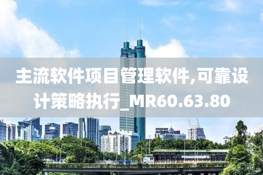 主流软件项目管理软件,可靠设计策略执行_MR60.63.80