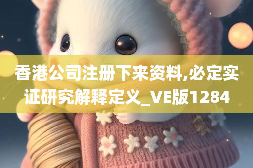 香港公司注册下来资料,必定实证研究解释定义_VE版1284